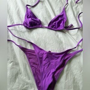 Skims Purple String Bikini - size S